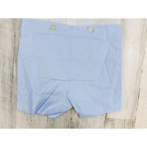 Feltman Bros Boys Sz 3T Smocked Diamond Bobby Suit Button In Romper NWT - Picture 16 of 16